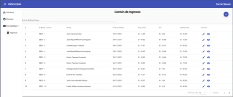 CRM Legal — sistema de gestión para estudio jurídico